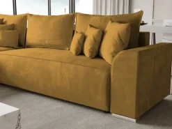 Meble Dla Dzieci|Narożniki></noscript>BROMARKT Nowoczesny narożnik z funkcją spania SYDNEY welur