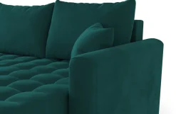 Narożniki></noscript>BROMARKT Nowoczesny narożnik z funkcją spania i pojemnikiem do salonu LUIS U