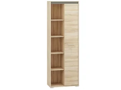 Regały Na Książki|Zestawy Mebli Do Salonu>ML Meble Nowoczesny półotwarty regał na książki 69 cm AVO