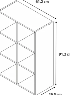 Regały Na Książki|Regały Dla Dzieci></noscript>INTER MEBLE Nowoczesny regał 61 cm do salonu z półkami CORTA dąb sonoma