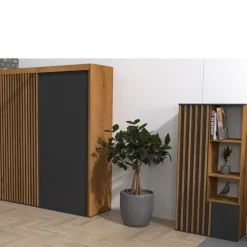 Zestawy Mebli Do Sypialni|Zestawy Mebli Do Salonu>Meblohand Nowoczesny regał do salonu NELGARI