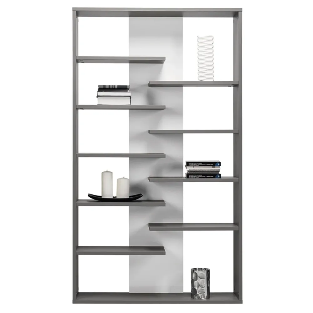 Zestawy Mebli Młodzieżowych>MARIDEX Nowoczesny regał na książki do pokoju młodzieżowego 120 cm ZENTO