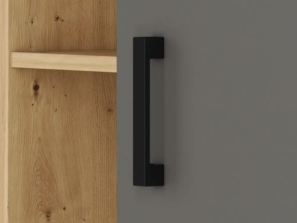 Zestawy Mebli Młodzieżowych>ML Meble Nowoczesny regał półotwarty do pokoju młodzieżowego 60 cm FINI