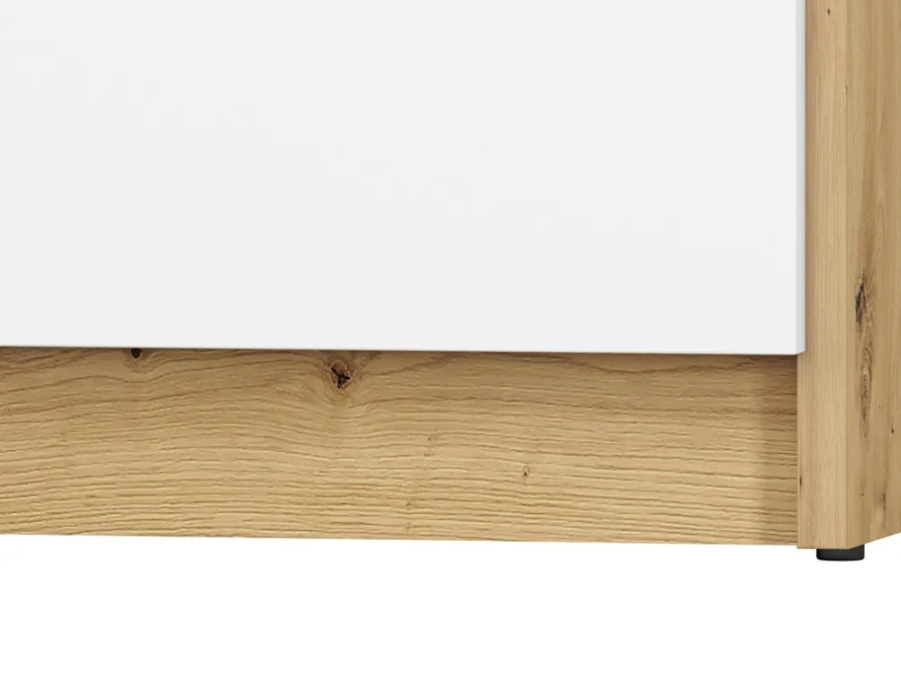 Zestawy Mebli Młodzieżowych>ML Meble Nowoczesny regał półotwarty do pokoju młodzieżowego 60 cm FINI