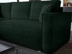 Meble Dla Dzieci|Meble Młodzieżowe></noscript>BROMARKT Nowoczesny rozkładany narożnik z funkcją spania TOP sztruks