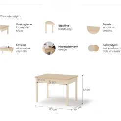 Zestawy Mebli Młodzieżowych|Ławy I Stoliki></noscript>lenart. Nowoczesny stolik kawowy 80x60 cm prostokątny STORY