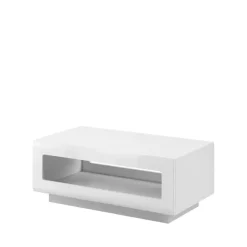 Ławy I Stoliki>Helvetia Nowoczesny stolik kawowy TELOS połysk biały