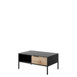 Ławy I Stoliki></noscript>LASKI Nowoczesny stolik kawowy z szufladami do salonu RIMINI