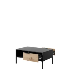 Ławy I Stoliki></noscript>LASKI Nowoczesny stolik kawowy z szufladami do salonu RIMINI