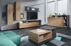 Ławy I Stoliki>Helvetia Nowoczesny stolik kawowy TABU dąb Ribbeck