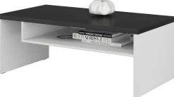 Zestawy Mebli Do Salonu|Zestawy Mebli Do Sypialni>Helvetia Nowoczesny stolik kawowy do salonu 120 cm z półką CROSS