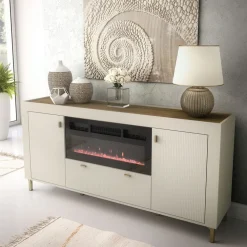 Zestawy Mebli Do Sypialni|Zestawy Mebli Do Salonu></noscript>DOLMAR Nowoczesny stolik kawowy do salonu 55x97 cm MISTY cashmere kaszmir