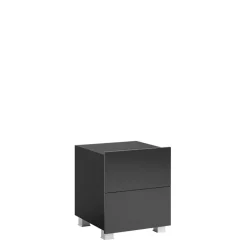 Zestawy Mebli Do Sypialni|Zestawy Mebli Młodzieżowych>GiB Meble Nowoczesny stolik nocny połysk MODERN czarny