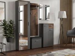 Garderoby|Zestawy Mebli Do Przedpokoju>Meblohand Nowoczesny zestaw mebli do przedpokoju z lustrem JOVITA