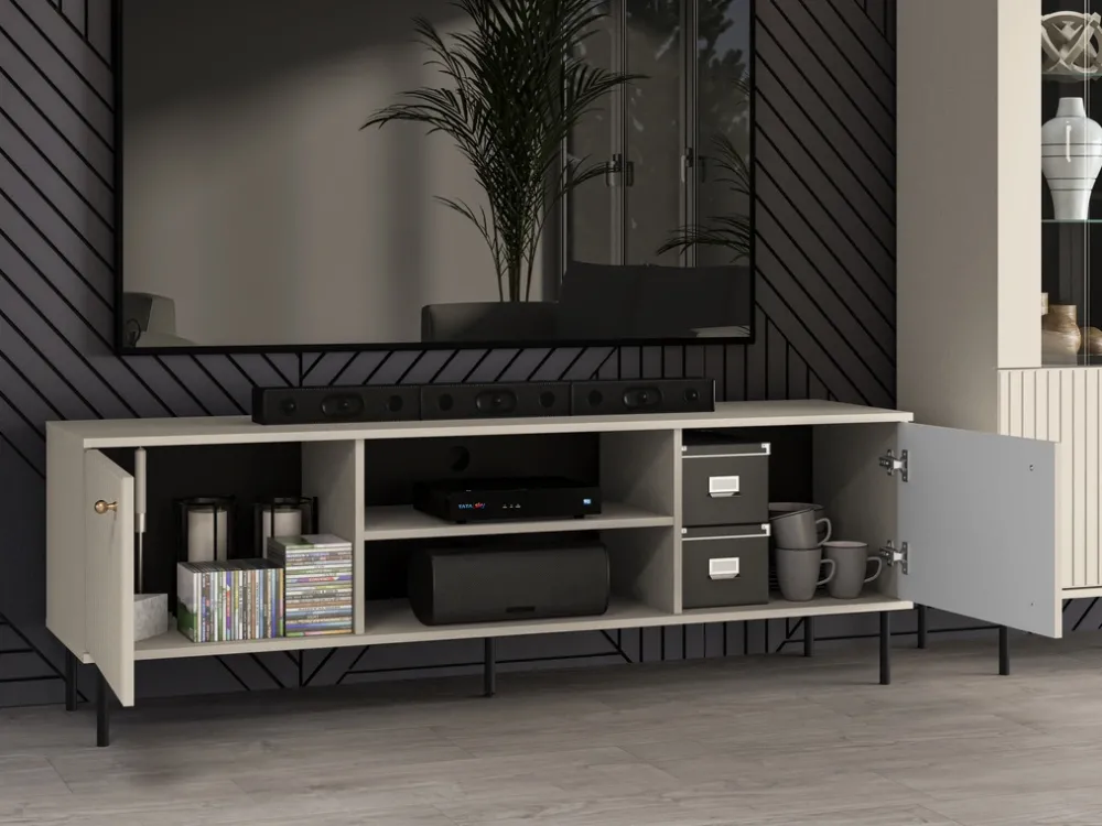 Zestawy Mebli Do Salonu>ML Meble Nowoczesny zestaw mebli meblościanka do salonu SOPHIE cashmere