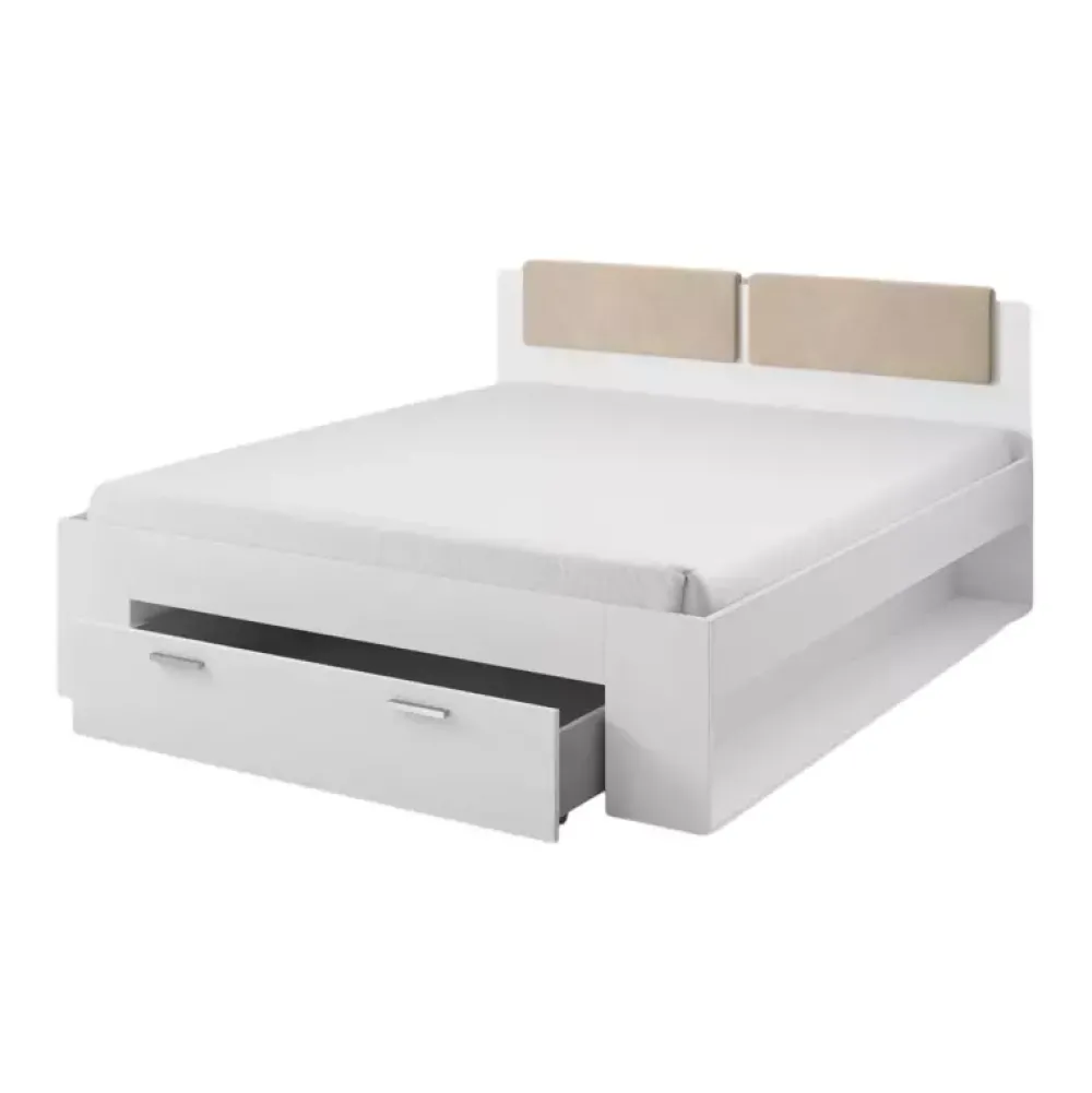 Łóżka Z Pojemnikiem|Łóżka Dwuosobowe>Helvetia Łoże dwuosobowe 180x200 cm dąb monastery GALACTIC