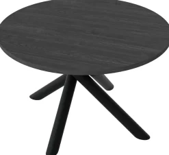 Krzesła|Stoły></noscript>Lempert Okrągły stół do jadalni loftowy 110 cm OPALIO jesion portland