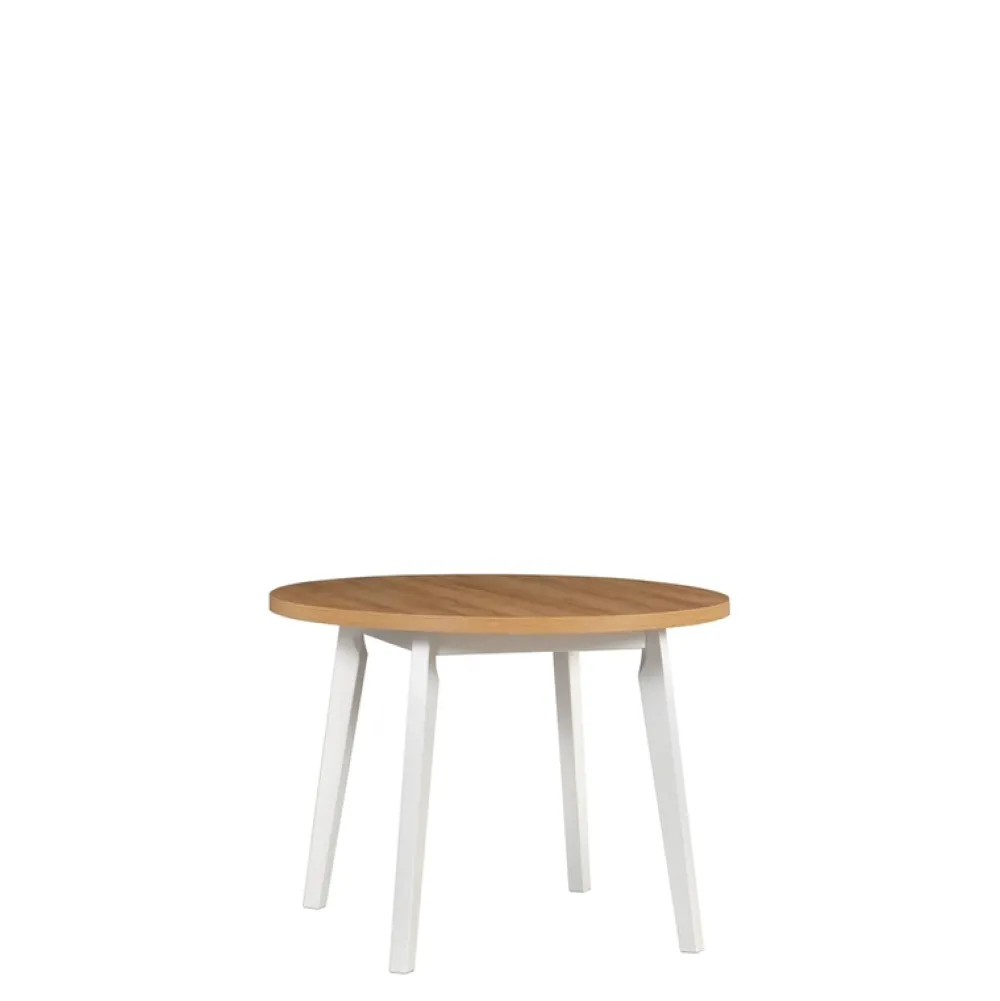 Stoły Z Krzesłami>DREWMIX Okrągły stół rozkładany z drewnianymi krzesłami MONZA