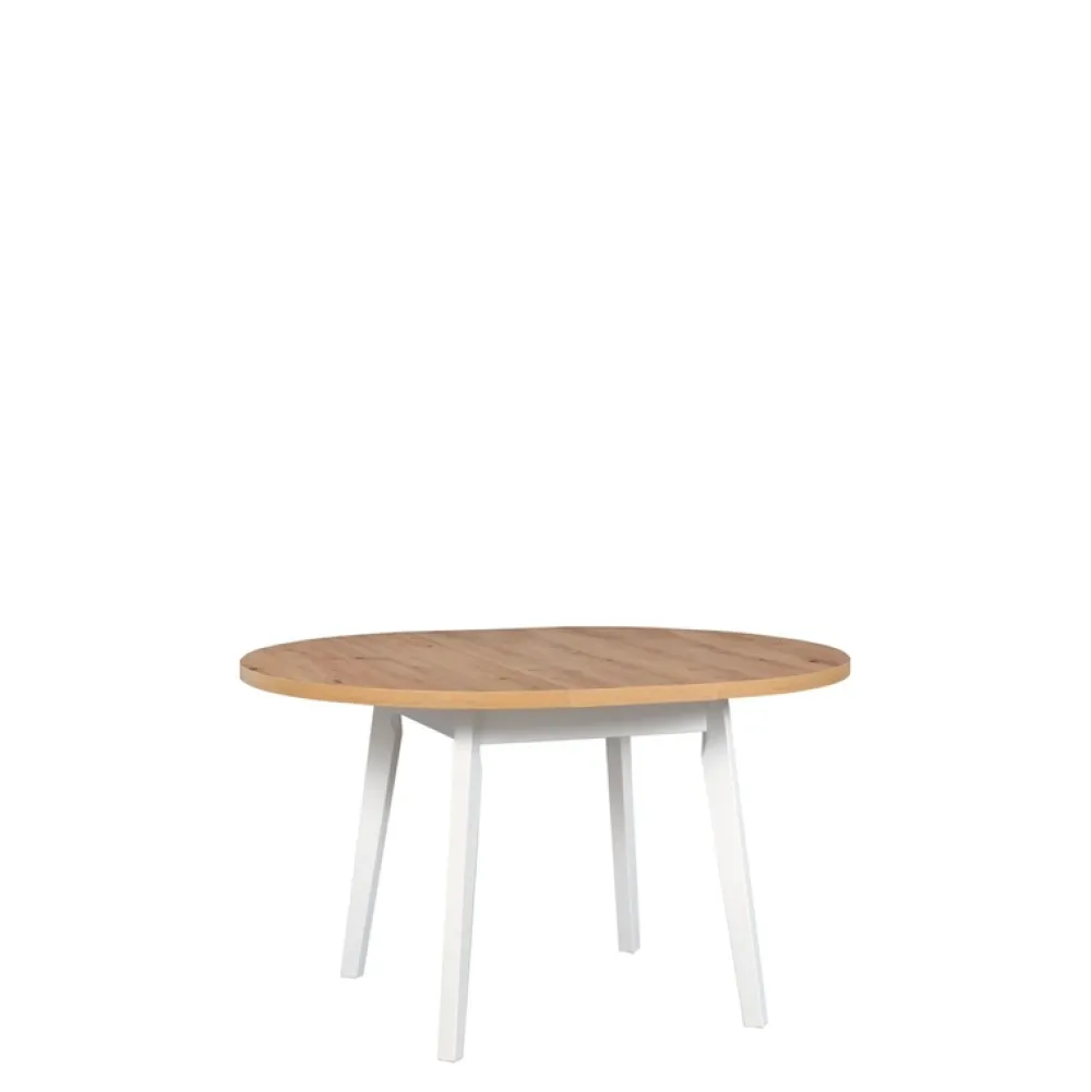 Stoły Z Krzesłami>DREWMIX Okrągły stół rozkładany z drewnianymi krzesłami MONZA