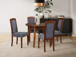 Stoły Z Krzesłami>DREWMIX Okrągły stół z krzesłami do jadalni GROTTO