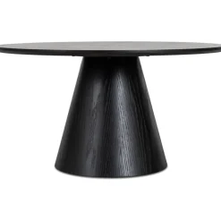 Ławy I Stoliki></noscript>MEBEL ELITE Okrągły stolik kawowy 80 cm do salonu czarny CALDERO MAX