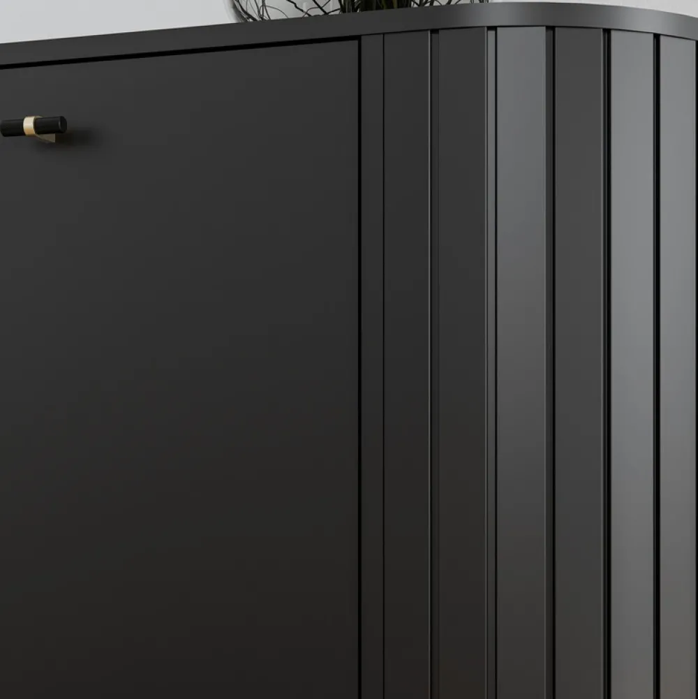 Zestawy Mebli Do Salonu|Ławy I Stoliki>DOLMAR Okrągły stolik kawowy do salonu 70 cm ZELDA czarny