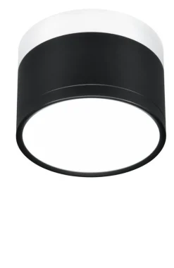 Oświetlenie Przedpokoju|Oświetlenie Jadalni>Candellux Lighting Oprawa lampa sufitowa Tuba LED 4000K czarno biała