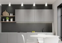 Oświetlenie Przedpokoju|Oświetlenie Jadalni></noscript>Candellux Lighting Oprawa natynkowa Tuba szara GU10