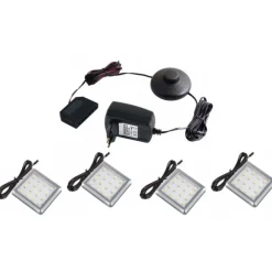 Oświetlenie Mebli|Oświetlenie Mebli>FURNIKA Oświetlenie podszafkowe LED SQUARE 4 białe ciepłe