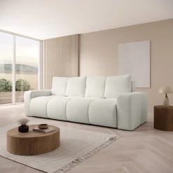 Meble Dla Dzieci|Meble Młodzieżowe></noscript>LASKI Pikowana sofa rozkładana do salonu z funkcją spania SAVINO