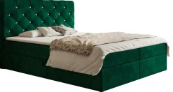 Łóżka Małżeńskie|Łóżka Ze Stelażem>Riban Pikowane łóżko kontynentalne 180x200 cm JAMAL z pojemnikiem
