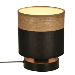 Oświetlenie Pokoju Dziecięcego|Oświetlenie Przedpokoju></noscript>Candellux Lighting Pino lampa stołowa 1x60w e27 abażur czarny+brązowy