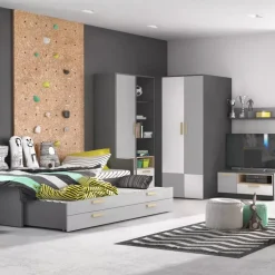 Zestawy Mebli Młodzieżowych|Półki></noscript>lenart. Półka na książki 90 cm do pokoju młodzieżowego POK