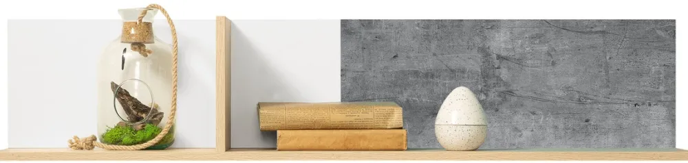 Zestawy Mebli Młodzieżowych|Półki>MEBLAR Półka wisząca 120 cm do pokoju młodzieżowego SLEEK