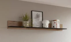 Zestawy Mebli Do Salonu|Półki></noscript>Helvetia Półka wisząca 180 cm LARONA dąb lefkas