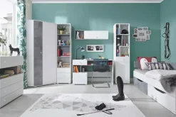 Zestawy Mebli Młodzieżowych>MEBLAR Półka wisząca 110 cm z szafką SIREN