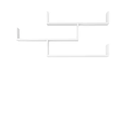 Meble Dla Dzieci|Półki>BRATEX Półka wisząca biała TROIS 03 biały