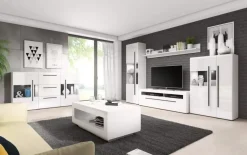 Półki></noscript>Helvetia Półka wisząca połysk TELOS biały