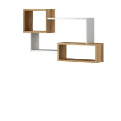 Meble Dla Dzieci|Półki>BRATEX Półka wisząca dąb wotan biały TROIS 05