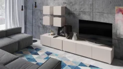 Zestawy Mebli Do Sypialni|Zestawy Mebli Do Salonu>GiB Meble Półka wisząca do salonu MODERN kaszmir