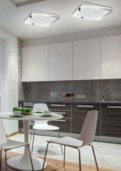 Oświetlenie Łazienki|Plafony></noscript>Candellux Lighting Plafon łazienkowy IP44 24W biały Nexit