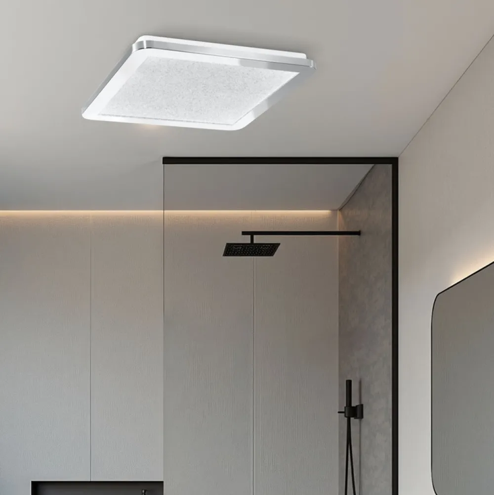 Oświetlenie Łazienki|Plafony>Candellux Lighting Plafon łazienkowy IP44 18W biały Nexit