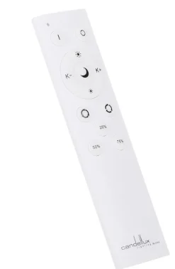 Oświetlenie Przedpokoju|Oświetlenie Jadalni></noscript>Candellux Lighting Plafon biały LED 38,5cm z regulacją natężenia barwy Calipso