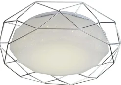 Oświetlenie Przedpokoju|Oświetlenie Sypialni>Candellux Lighting Plafon chrom 43 lampa LED 4000K Sven