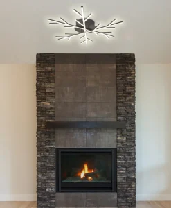 Oświetlenie Przedpokoju|Oświetlenie Jadalni>Apeti Plafon LED neutralny czarny SAMOS