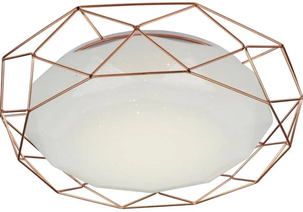 Oświetlenie Przedpokoju|Oświetlenie Sypialni>Candellux Lighting Plafon LED 24W złoty 43cm 4000K Sven