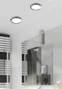 Oświetlenie Przedpokoju|Oświetlenie Łazienki>Candellux Lighting Plafon satyna nikiel lampa do łazienki IP44 40W G9 Aquila