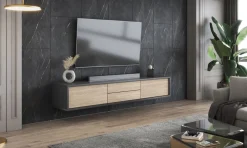 Szafki Rtv></noscript>Helvetia Podwieszana szafka RTV nowoczesna 180 cm z szufladami FRIDA