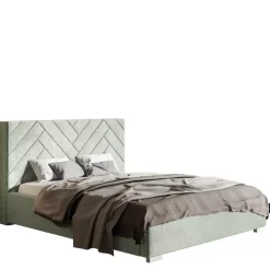 Łóżka Z Zagłówkiem|Łóżka Z Pojemnikiem></noscript>Riban Podwójne łóżko tapicerowane 180x200 cm LITON