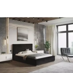 Łóżka Z Zagłówkiem|Łóżka Z Pojemnikiem></noscript>Riban Podwójne łóżko tapicerowane 180x200 cm ORNEN